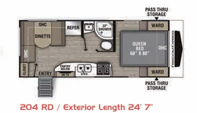 View 2020 Coachmen Freedom Express Ultra Lite 204 RD complete specs and manufacturer brochures