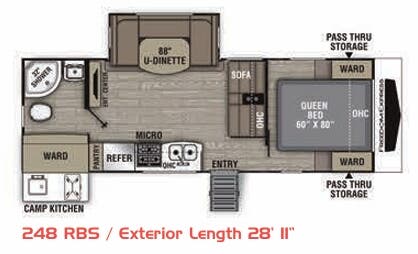View 2020 Coachmen Freedom Express Ultra Lite 248 RBS complete specs and manufacturer brochures