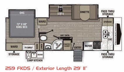 View 2020 Coachmen Freedom Express Ultra Lite 259 FKDS complete specs and manufacturer brochures