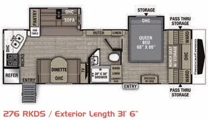 View 2020 Coachmen Freedom Express Ultra Lite 276 RKDS complete specs and manufacturer brochures
