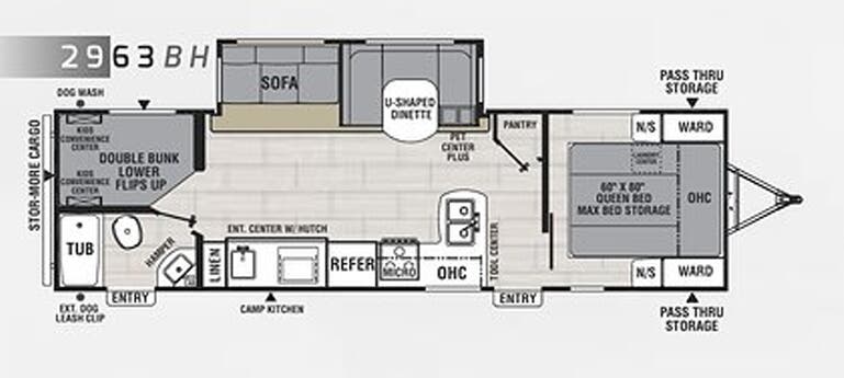 View 2020 Coachmen Northern Spirit 2963BH complete specs and manufacturer brochures
