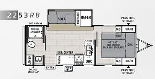 View 2020 Coachmen Spirit 2253RB complete specs and manufacturer brochures