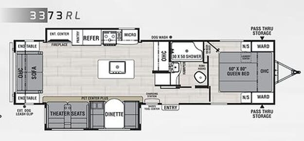 View 2020 Coachmen Spirit 3373RL complete specs and manufacturer brochures