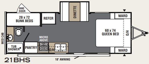 View 2020 Coachmen Viking 21BHS complete specs and manufacturer brochures