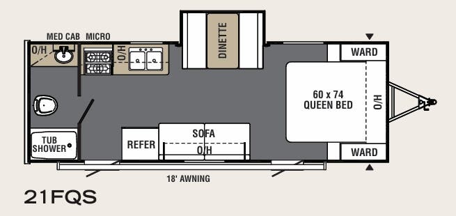 View 2020 Coachmen Viking 21FQS complete specs and manufacturer brochures