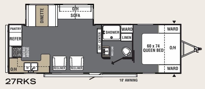 View 2020 Coachmen Viking 27RKS complete specs and manufacturer brochures
