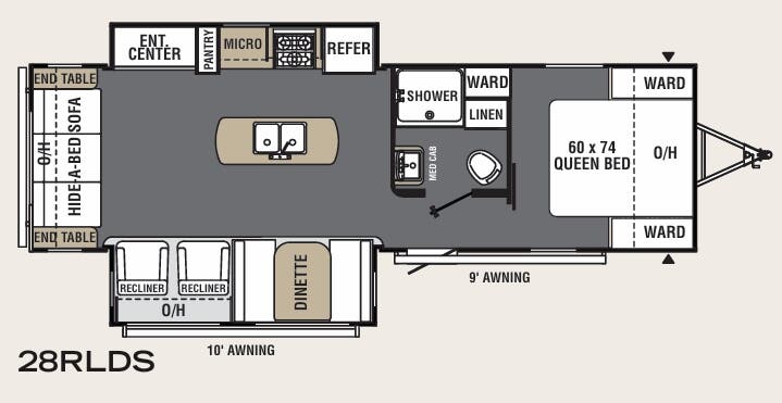 View 2020 Coachmen Viking 28RLDS complete specs and manufacturer brochures