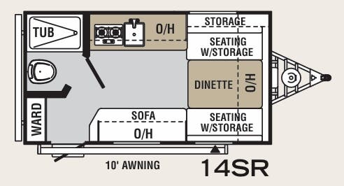 View 2020 Coachmen Viking Saga 14SR complete specs and manufacturer brochures