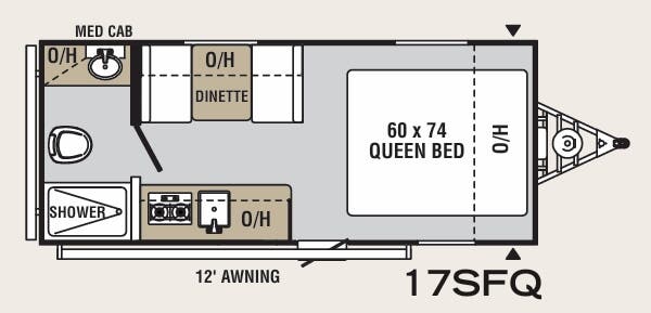 View 2020 Coachmen Viking Saga 17SFQ complete specs and manufacturer brochures