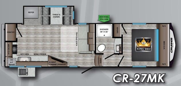View 2020 CrossRoads Cruiser Aire CR-27MK complete specs and manufacturer brochures