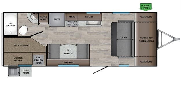 View 2020 CrossRoads Sunset Trail Super Lite SS-215BH complete specs and manufacturer brochures