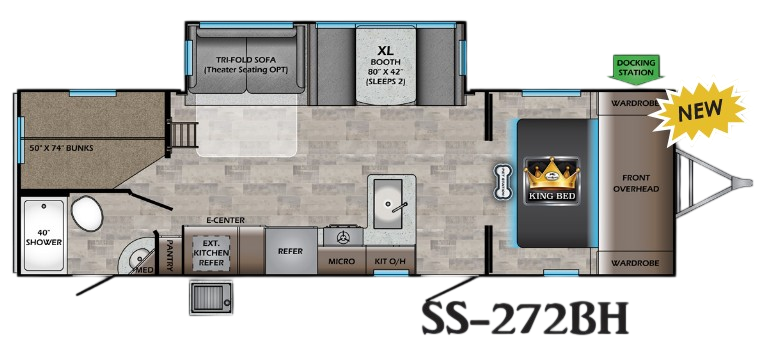 View 2020 CrossRoads Sunset Trail Super Lite SS-272BH complete specs and manufacturer brochures