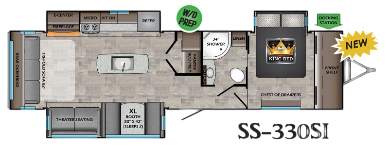 View 2020 CrossRoads Sunset Trail Super Lite SS-330SI complete specs and manufacturer brochures