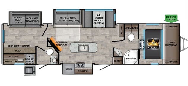 View 2020 CrossRoads Sunset Trail Super Lite SS-331BH complete specs and manufacturer brochures