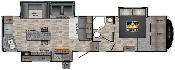 View 2020 CrossRoads Volante 326RK complete specs and manufacturer brochures