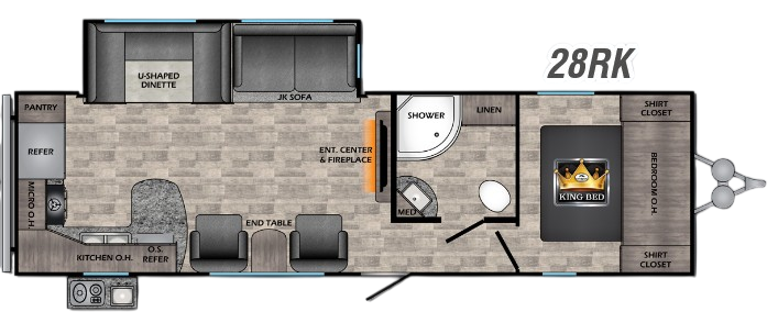 View 2020 CrossRoads Volante VL-28RK complete specs and manufacturer brochures