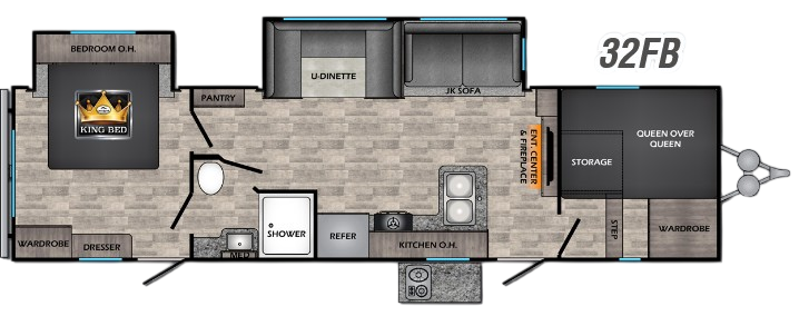 View 2020 CrossRoads Volante VL-32FB complete specs and manufacturer brochures