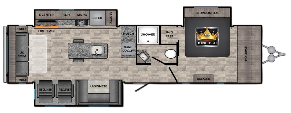 View 2020 CrossRoads Volante VL-34RE complete specs and manufacturer brochures