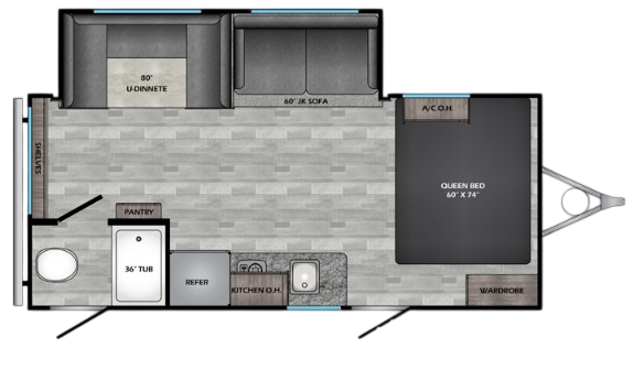 View 2020 CrossRoads Zinger Lite ZR-18DS complete specs and manufacturer brochures