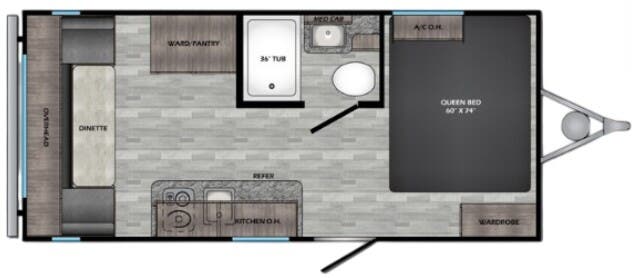 View 2020 CrossRoads Zinger Lite ZR-18RD complete specs and manufacturer brochures