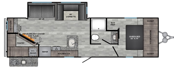 View 2020 CrossRoads Zinger ZR-299R complete specs and manufacturer brochures