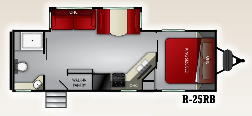 View 2020 Cruiser RV Radiance 25RB complete specs and manufacturer brochures