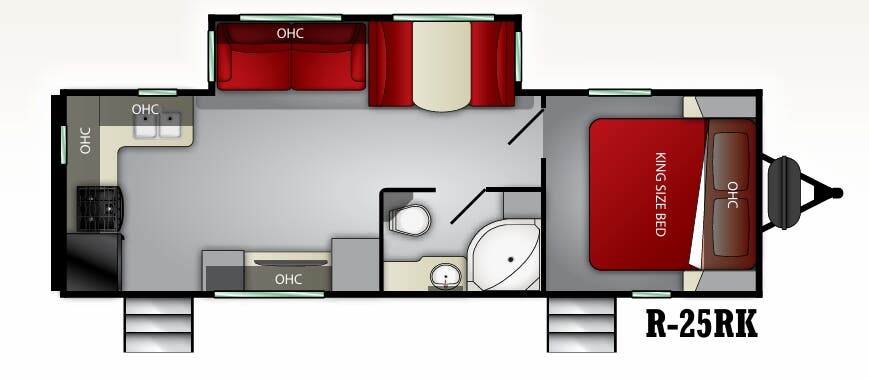 View 2020 Cruiser RV Radiance 25RK complete specs and manufacturer brochures