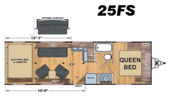 View 2020 Eclipse Attitude 25FS complete specs and manufacturer brochures