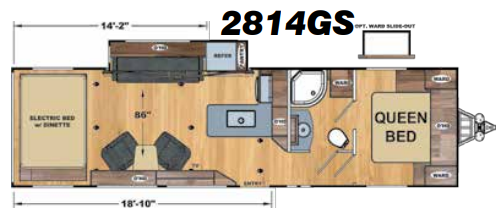 View 2020 Eclipse Attitude 2814GS complete specs and manufacturer brochures