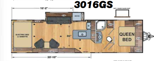View 2020 Eclipse Attitude 3016GS complete specs and manufacturer brochures