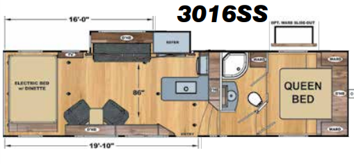 View 2020 Eclipse Attitude 3016SS complete specs and manufacturer brochures