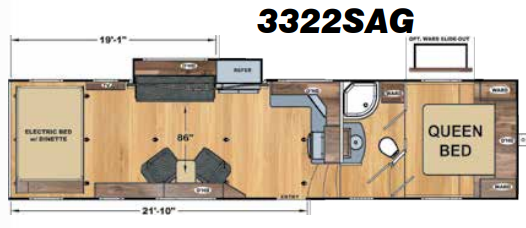 View 2020 Eclipse Attitude 3322SAG complete specs and manufacturer brochures