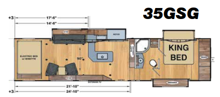 View 2020 Eclipse Attitude 35GSG complete specs and manufacturer brochures