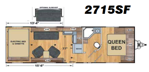 View 2020 Eclipse Iconic 2715SF complete specs and manufacturer brochures