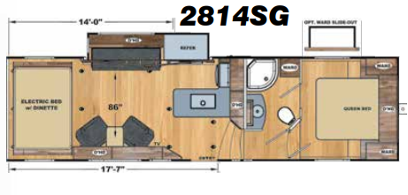 View 2020 Eclipse Iconic 2814SG complete specs and manufacturer brochures