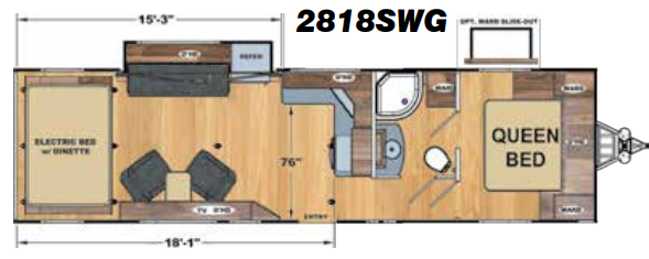 View 2020 Eclipse Iconic 2818SWG complete specs and manufacturer brochures