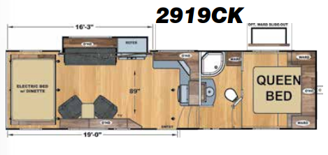 View 2020 Eclipse Iconic 2919CK complete specs and manufacturer brochures