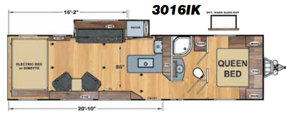 View 2020 Eclipse Iconic 3016IK complete specs and manufacturer brochures