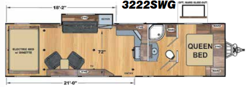View 2020 Eclipse Iconic 3222SWG complete specs and manufacturer brochures