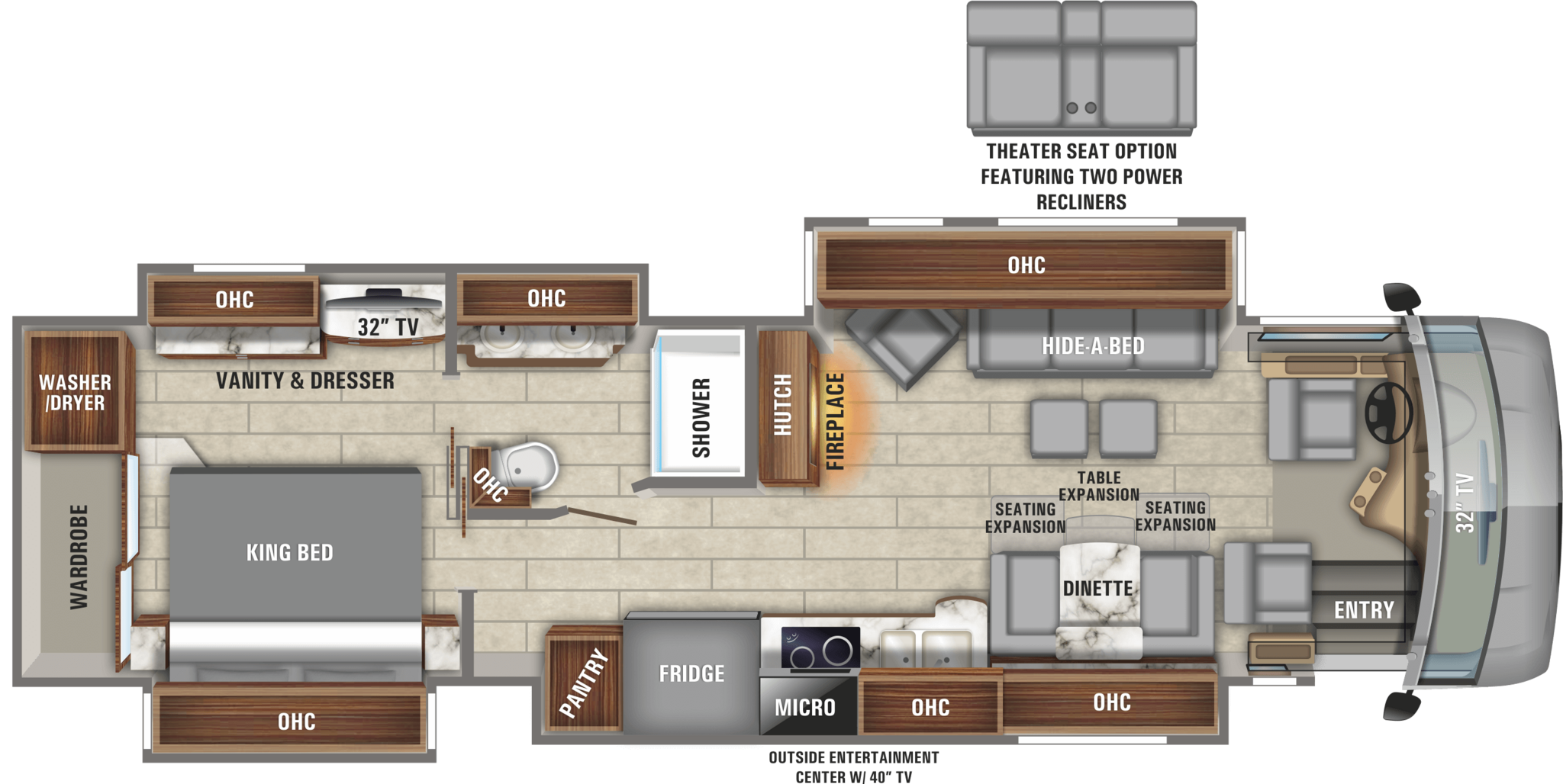 View 2020 Entegra Coach Aspire 38M complete specs and manufacturer brochures