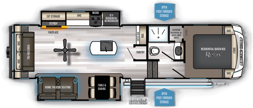 View 2020 Forest River Cherokee Arctic Wolf 291RL complete specs and manufacturer brochures
