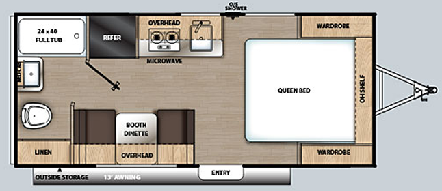 View 2020 Forest River Aurora 18RB complete specs and manufacturer brochures