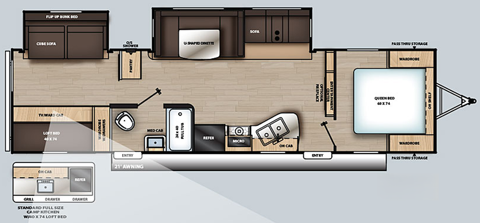 View 2020 Forest River Aurora 32BDS complete specs and manufacturer brochures