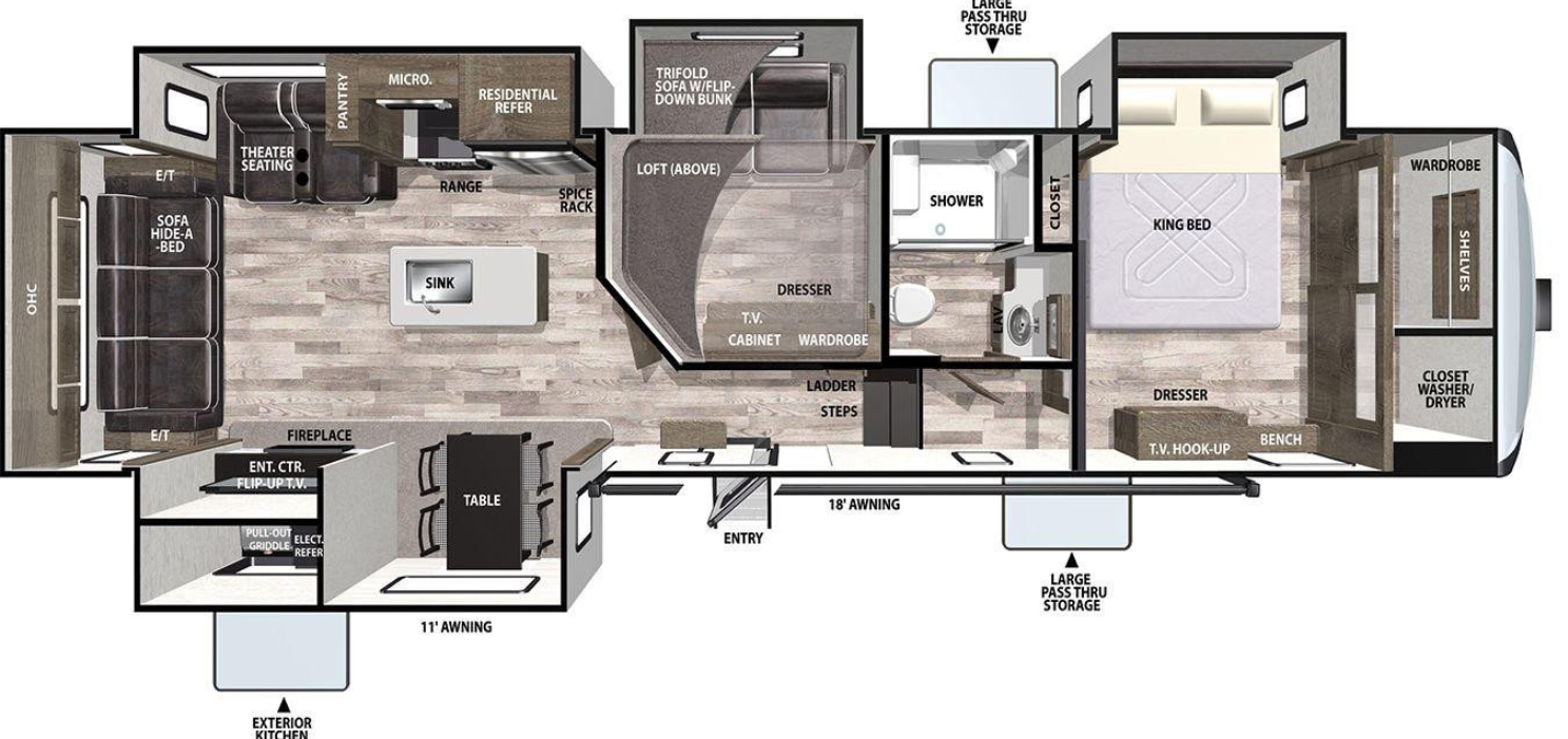 View 2020 Forest River Cardinal Limited 377MBLE complete specs and manufacturer brochures
