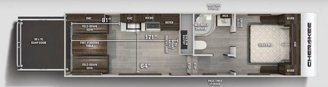 View 2020 Forest River Cherokee 255RR complete specs and manufacturer brochures