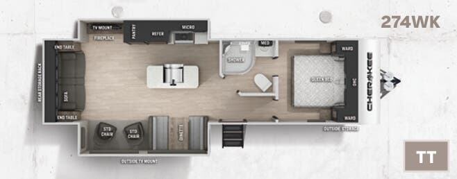 View 2020 Forest River Cherokee 274WK complete specs and manufacturer brochures