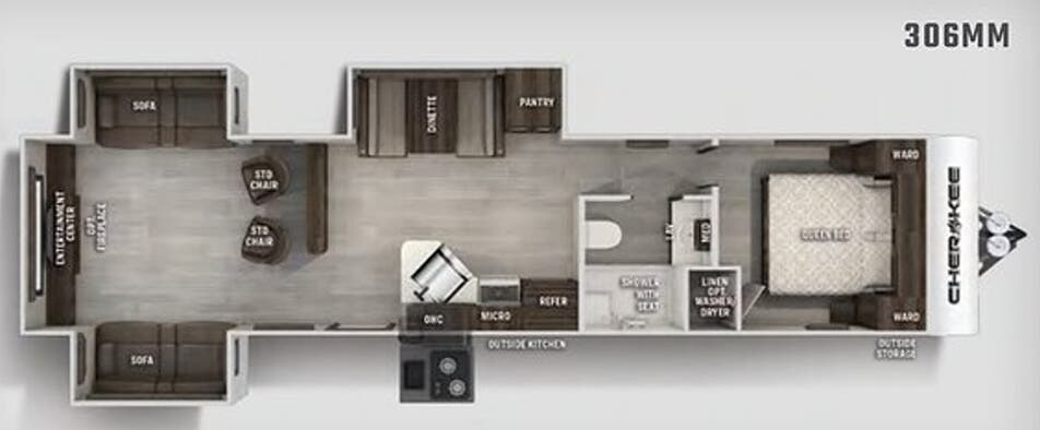 View 2020 Forest River Cherokee 306MM complete specs and manufacturer brochures