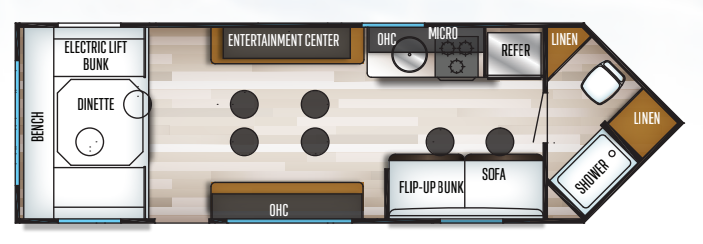 View 2020 Forest River Cherokee Grey Wolf 21 GP complete specs and manufacturer brochures