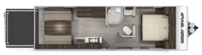 View 2020 Forest River Cherokee Grey Wolf 22RR complete specs and manufacturer brochures