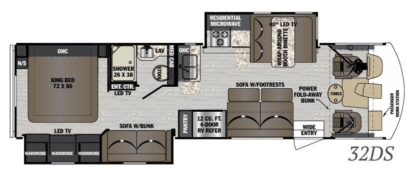 View 2020 Forest River FR3 32DS complete specs and manufacturer brochures